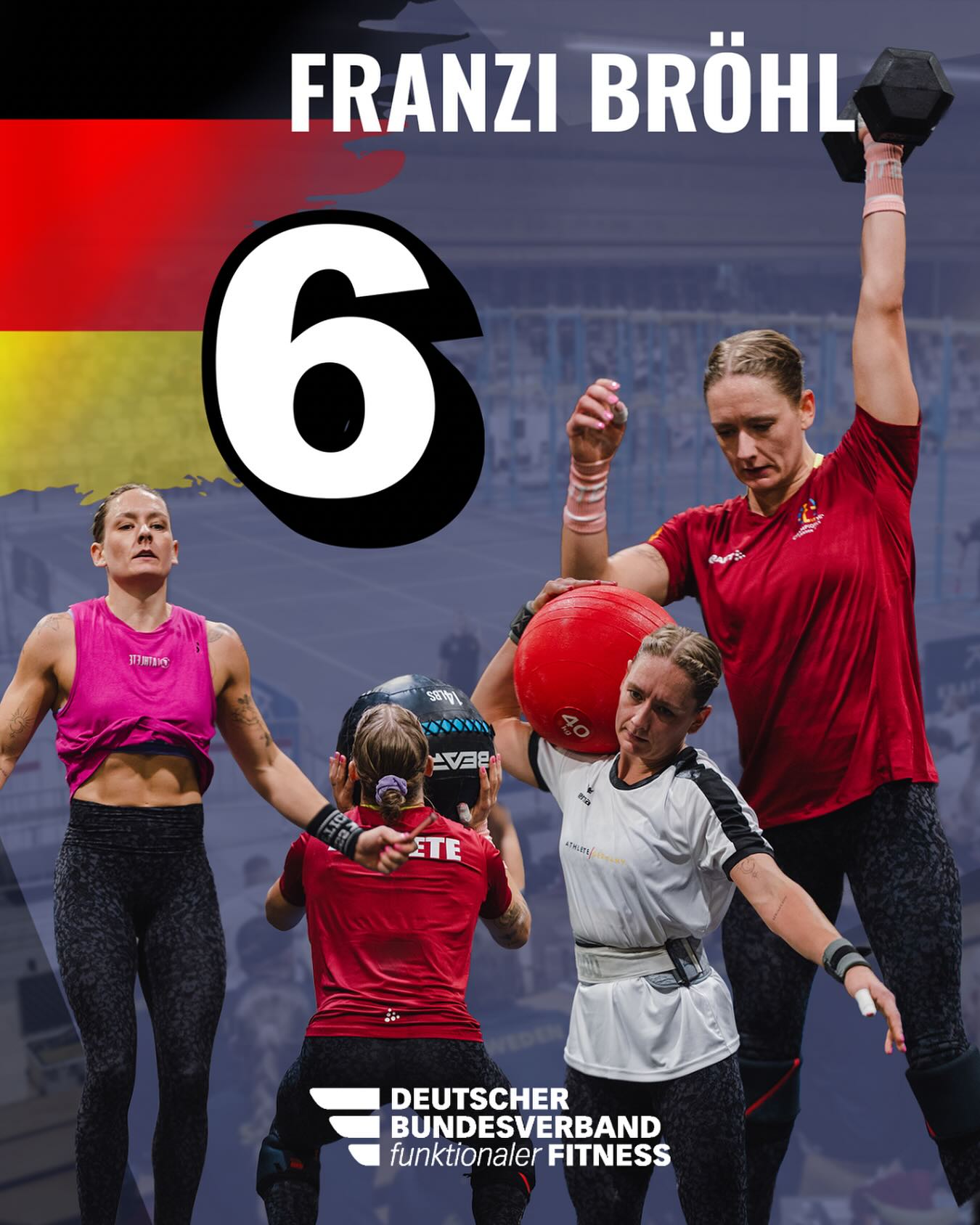 🇩🇪 Seniors EM in Stockholm (12.-14.09.)
Franziska Bröhl zeigte eine starke Vorrunde und sicherte sich damit den Einzug ins Finale am Sonntag. 🔥
Am Ende steht ein beeindruckender 6. Platz für @franzi.in.zivil – mit Top-3 Platzierungen in den Tests Endurance und Bodyweight. 💪👏
Ein rundum erfolgreiches Wochenende: Glückwunsch, Franzi! 🙌
#EM2025 #Europameisterschaft #Euros25 #FunktionaleFitness #FunctionalFitness #FitnessGermany #DBVfF #Fitness #FitnessDeutschland #InternationalFunctionalFitness #iF3 #ifff