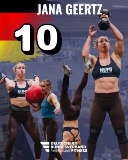 🇩🇪 Seniors EM in Stockholm (12.-14.09.)

Auch Jana Geertz konnte sich in der Vorrunde am Freitag das Ticket fürs Finale am Sonntag sichern. 🔥

Nach einem spannenden Wochenende beendet @janageertz die EM auf einem starken 10. Platz im Gesamtranking. 💪👏

Ein großartiger Auftritt auf internationaler Bühne: Glückwunsch, Jana! 🙌

#EM2025 #Europameisterschaft #Euros25 #FunktionaleFitness #FunctionalFitness #FitnessGermany #DBVfF #Fitness #FitnessDeutschland #InternationalFunctionalFitness #iF3 #ifff