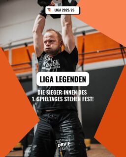 🔥 Der erste Spieltag der Liga ist durch und die Sieger:innen stehen fest!

Herzlichen Glückwunsch an:
🏆 1. Liga: Nicola Mamok & Pierre Rehfeld
🏆 2. Liga: Maja Klee & Rudolf Haberkern
🏆 3. Liga: Antje Langer & Patrick Crocoll

Doch damit nicht genug. Wir haben uns etwas Besonderes überlegt: Für alle Sieger:innen der Spieltage gibt’s ein exklusives „Liga-Legenden“ T-Shirt - powered by @affenhand 👕✨

Ein Extra-Ansporn, an jedem Spieltag nochmal alles rauszuholen und Gas zu geben! 💪 Wer wird sich beim nächsten Spieltag das Shirt sichern?

Außerdem haben wir noch einmal ein paar Infos mit den Teilnahmebedingungen für das Liga-Finale mit in diesen Post gemacht - schaut mal auf die letzten Slides.

#liga #breitensport #bundesverbandfitness #FunktionaleFitness #FunctionalFitness #FitnessGermany #DBVfF #FitnessDeutschland #InternationalFunctionalFitness #iF3 #ifff