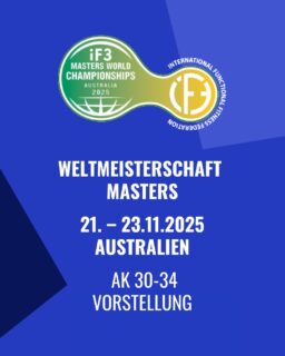 🇩🇪 Deutscher Nationalkader Masters AK30-34 🇩🇪

Vom 21. bis 23. November findet in Brisbane, Australien, die Weltmeisterschaft der Masters statt. Für die Altersklasse 30-34 steht unser deutscher Kader fest: Zwei Athletinnen und vier Athleten werden Deutschland auf der großen Bühne vertreten.

Wir wünschen allen Athlet:innen maximale Power, starke Nerven und unvergessliche Momente. Ihr habt hart gearbeitet um hier zu stehen und wir sind stolz, euch im Trikot Deutschlands zu sehen.

✨ Der Kader:
Oskar Günther
Helena Dröschel
Jonas Zistler
Franziska Bröhl
Tobias Becker
Max Hinkofer

In den Slides findet ihr weitere Infos zu den Athlet:innen und spannende Einblicke auf ihrem Weg nach Brisbane.

#weltmeisterschaft #wm #nationalkader #masters #bundesverbandfitness #FunktionaleFitness #FunctionalFitness #FitnessGermany #DBVfF #FitnessDeutschland #InternationalFunctionalFitness #iF3 #ifff