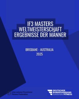 🇩🇪 Rückblick Ergebnisse der Männer 🇩🇪

Nachdem wir die starken Leistungen der Frauen gefeiert haben, richtet sich der Blick nun auf die Männer. Auch sie haben bei der Weltmeisterschaft der Masters in Brisbane vom 21. bis 23. November beeindruckende Ergebnisse erzielt.

Insgesamt holten die Männer eine Silbermedaille und zwei Bronzemedaillen. Die Frauen steuerten zusätzlich eine Goldmedaille, zwei Silbermedaillen und eine Bronzemedaille bei. Gemeinsam ergibt das einen Medaillenspiegel, der zeigen kann, wie stark Deutschland in diesem Jahr vertreten war.

Alle Athleten haben unter anspruchsvollen Bedingungen ihr Bestes gegeben und Deutschland mit großem Einsatz repräsentiert. In den Slides findet ihr die Leaderboard Ergebnisse und Actionfotos der großartigen Daneliz Perdomo @danelizperdomo19 .

✨ Unsere Medaillenträger:
🥈 Tobias Becker, AK30-34
🥉 Jonas Zistler, AK30-34
🥉 Tobias Joneleit, AK45-49

Wir sind stolz auf jeden einzelnen Athleten, der für Deutschland angetreten ist und Teil dieses starken Teams war.

#weltmeisterschaft #wm #nationalkader #masters #bundesverbandfitness #FunktionaleFitness #FunctionalFitness #FitnessGermany #DBVfF #FitnessDeutschland #InternationalFunctionalFitness #iF3 #ifff