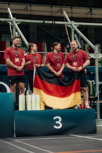 iF3 Worlds 2024 in Budapest (Hungary), Karl Feldmer, Sarah Antonia Ziemens, Vivien-Marie Christian, Noah Nagel (Bronze)